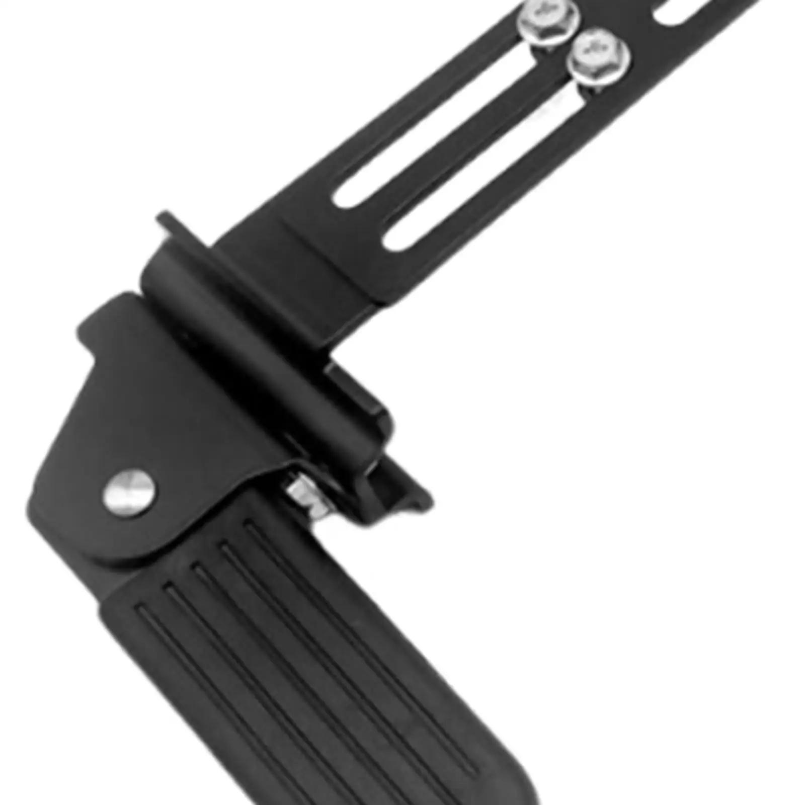 Repose-pieds avant pour vélo électrique, pédale rétractable pliable, antidérapante, universelle, réglable, installation facile, robuste