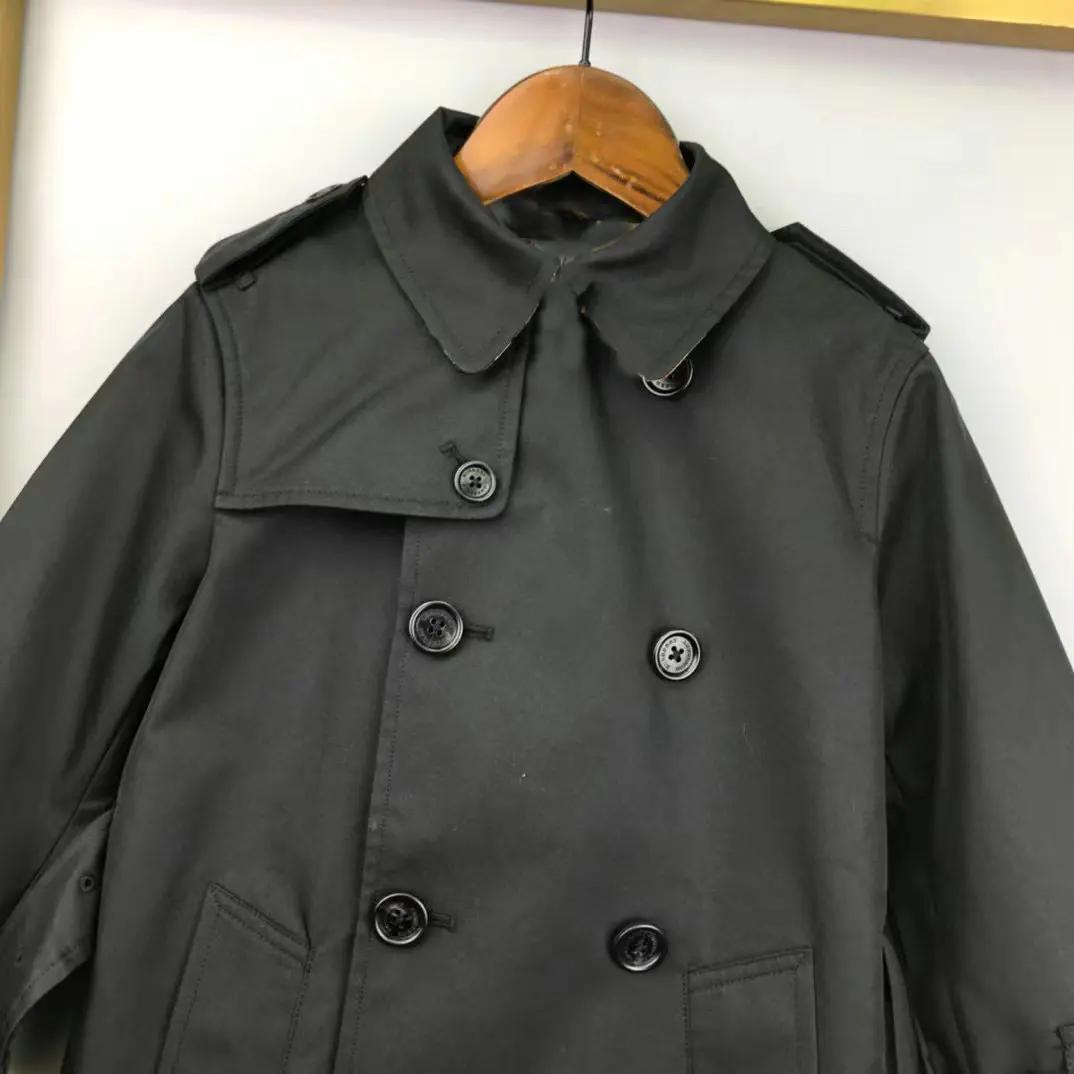 Coupe-vent britannique à double boutonnage pour enfants, veste de mode pour garçons, vêtements d'automne, tout neuf, collège, 2024