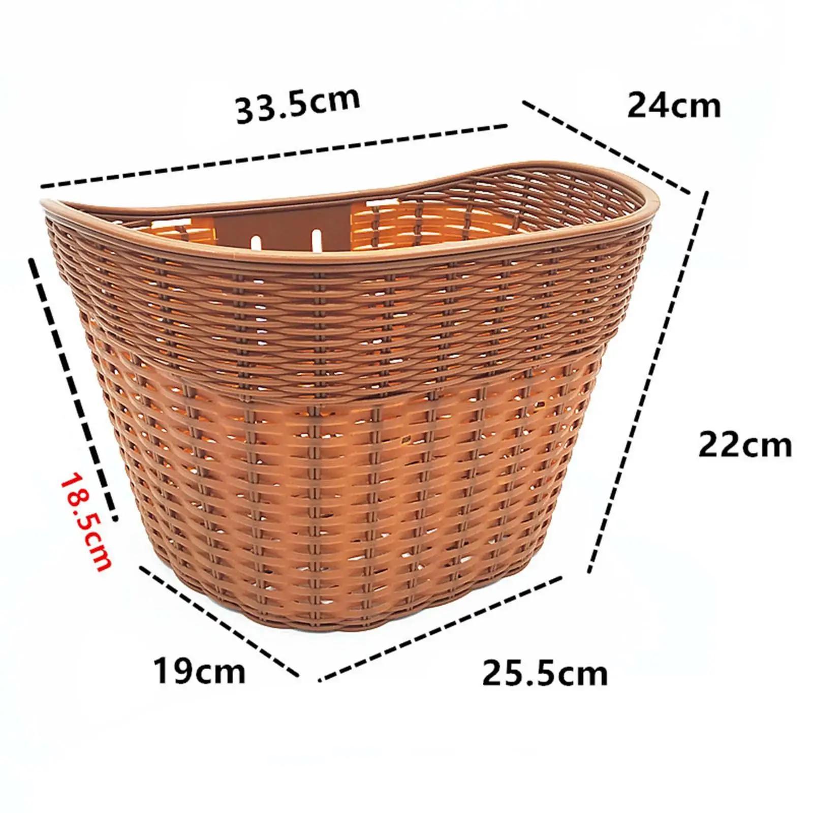 Panier de vélo panier de vélo Vintage Portable panier de cyclisme transporteur sacoche avant