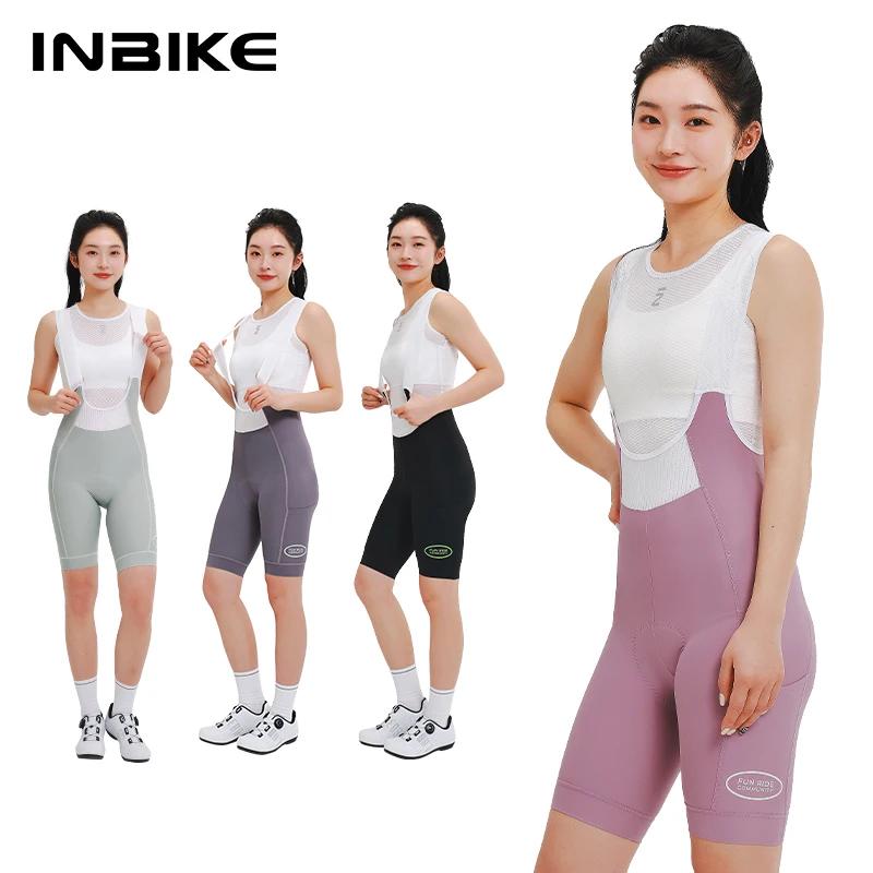INBIKE – pantalon à bretelles de cyclisme pour femmes