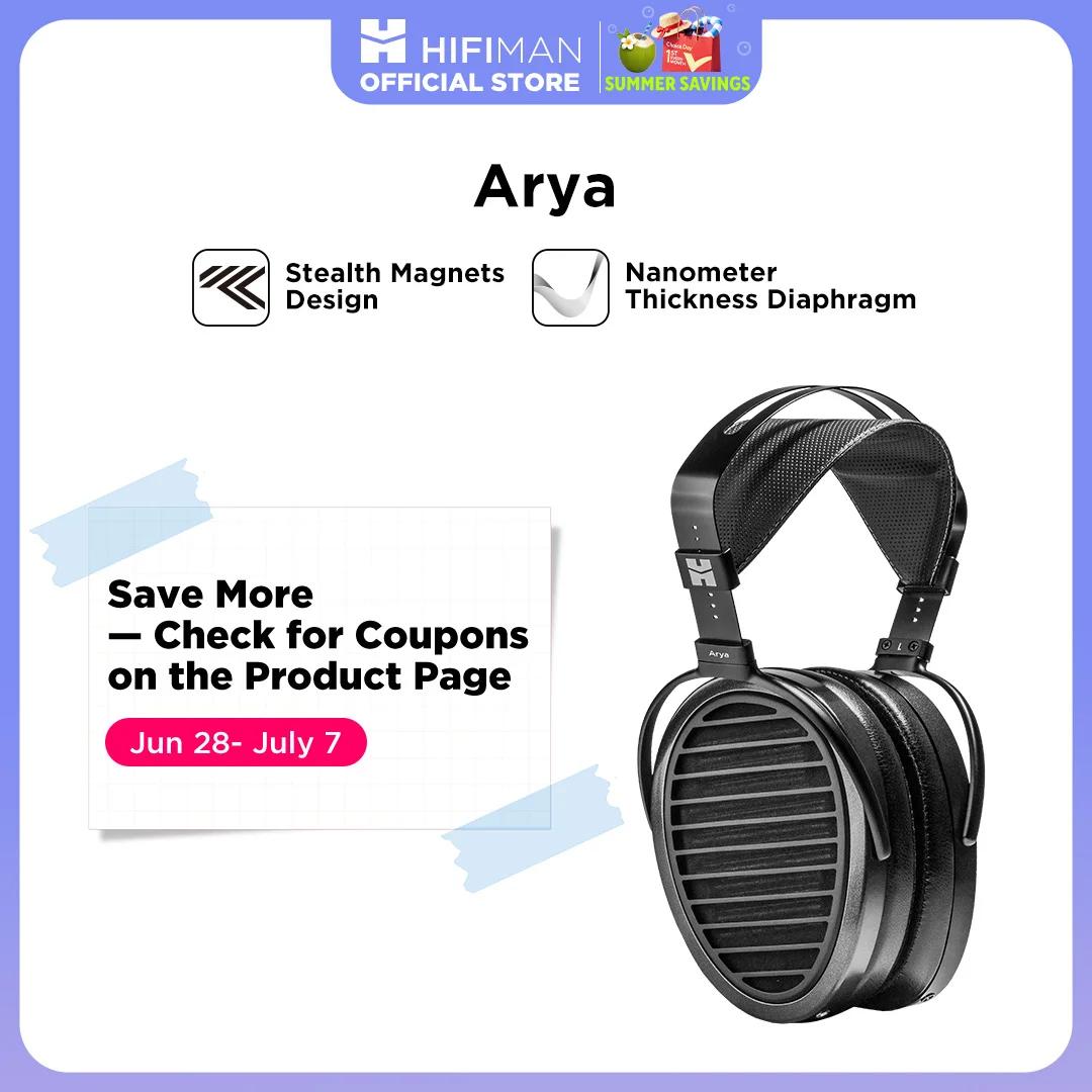 HIFIMAN Arya Casque audio circum-auriculaire pleine taille à aimants planaires