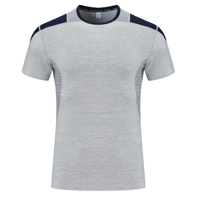 T-shirt homme manches courtes patchwork respirant - Pour running