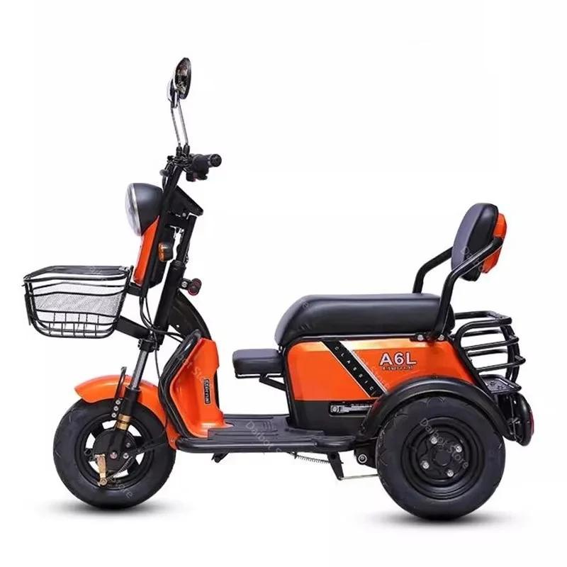 Mini Tricycle électrique adulte 3 lieux 600w 48v tout Terrain Parents enfant Scooter