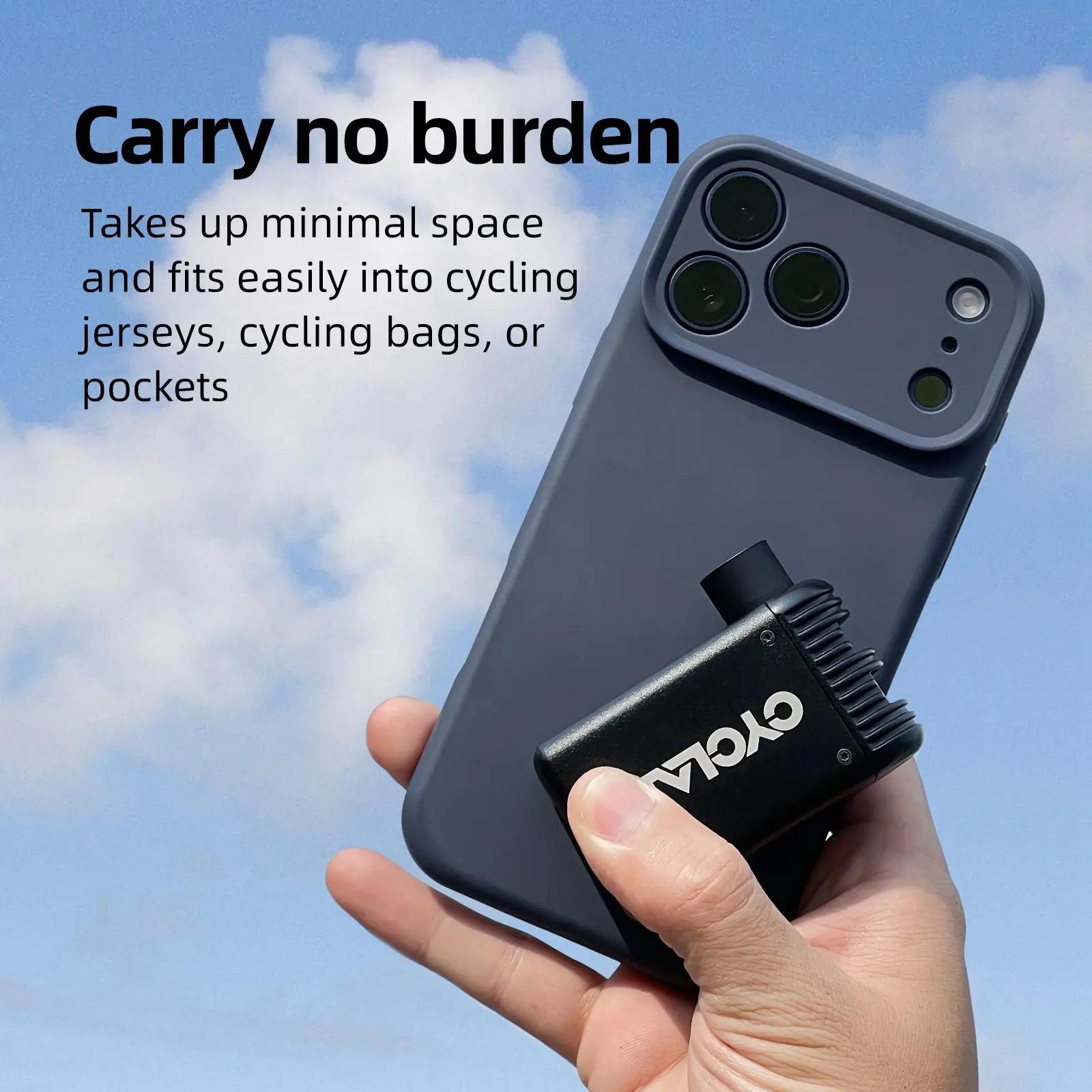 CYCLAMI Mini pompe à air électrique portable pour vélo de poche, valve Schrader Presta, compresseur rechargeable rapide pour pneus de route