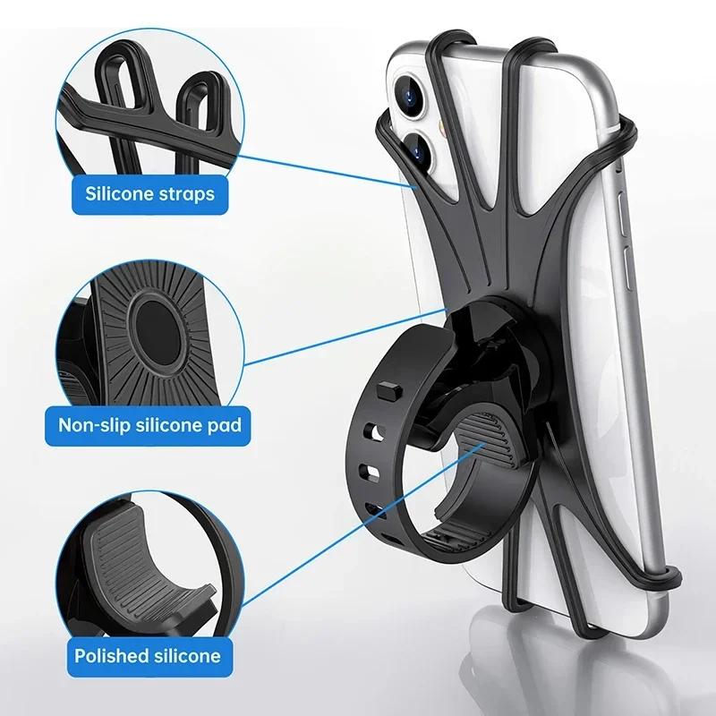 Support de téléphone portable pour vélo, support de téléphone portable pour moto, support de téléphone pour iPhone Samsung Xiaomi Gsm Houder Fiets