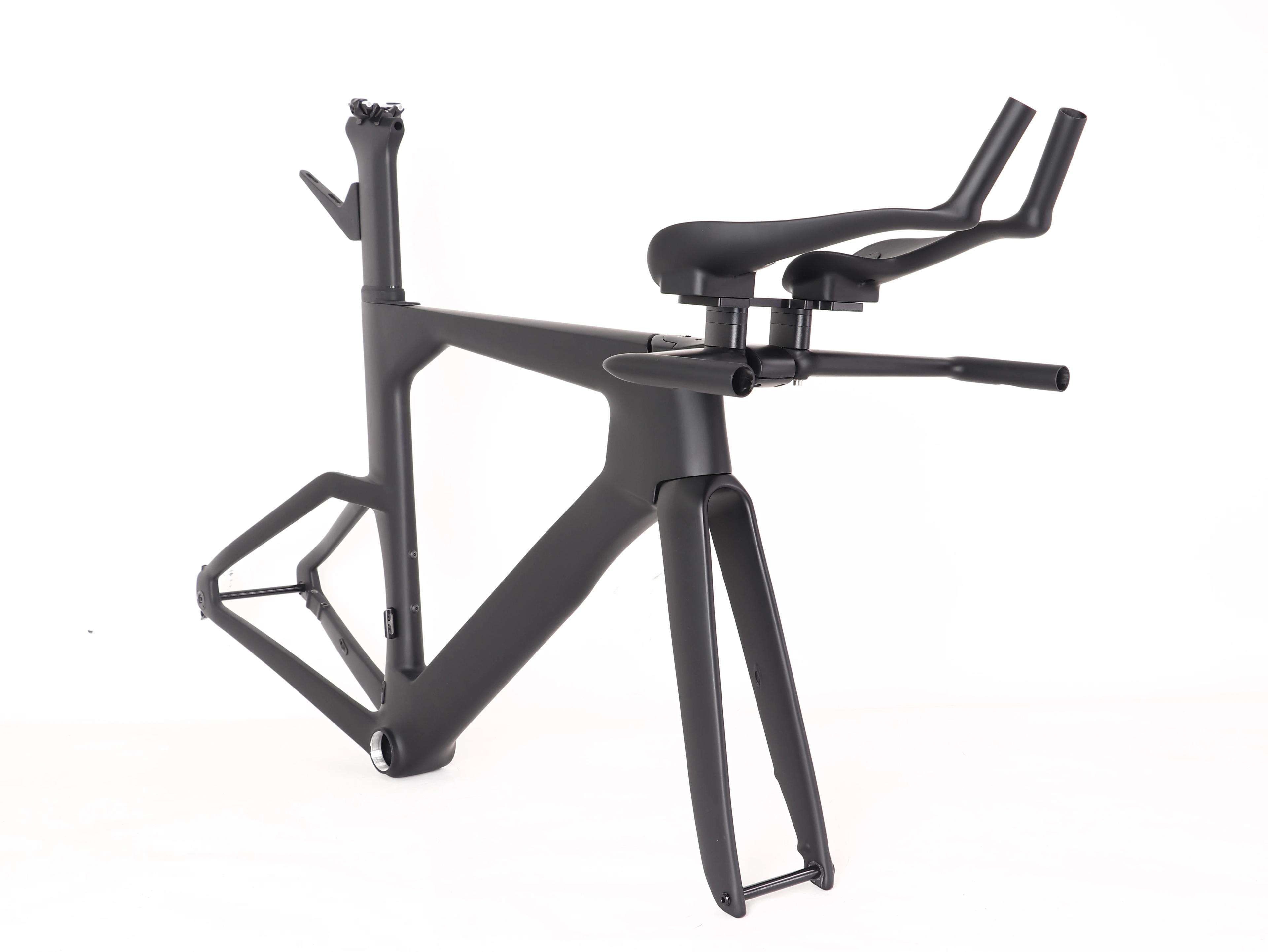 VeloBuild nouveau cadre de contre-la-montre en Fiber de carbone T47 disque cadre de vélo TT en carbone câbles intégrés