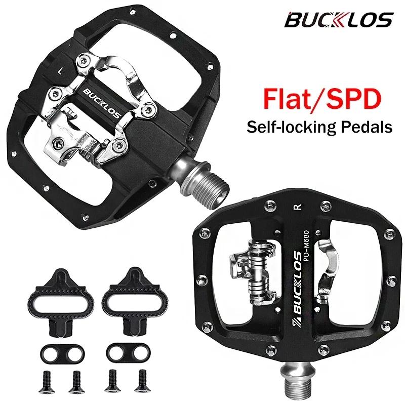 BUCKKubales-Pédale de contact plate pour VTT, fonction de tourisme, système éventuelles D, plate-for