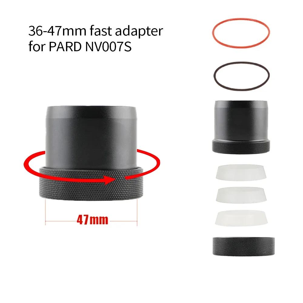 Manchon de support rapide 38-47mm, adaptateur d'installation universel baïonnette pour PARD NV007S a
