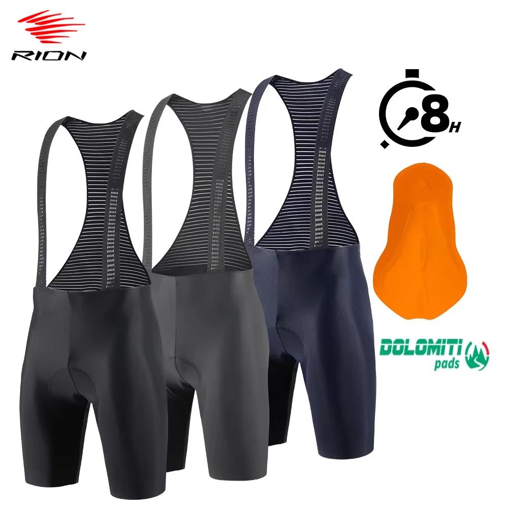 RION-Cuissard à bretelles de cyclisme pour homme, vêtements VTT, collants de vélo de descente, route