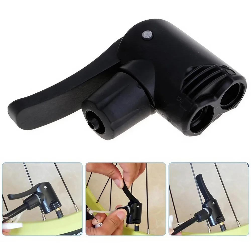 Buse de pompe de piste de vélo, convertisseur adaptateur à double tête