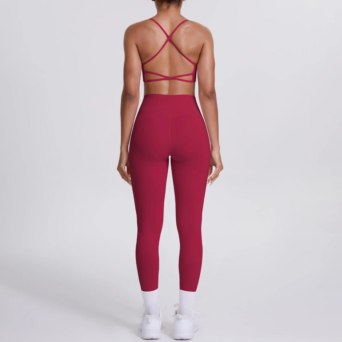 Costume de Yoga ensemble de sport gymnastique sans couture soutien-gorge de sport à fort Impact femm