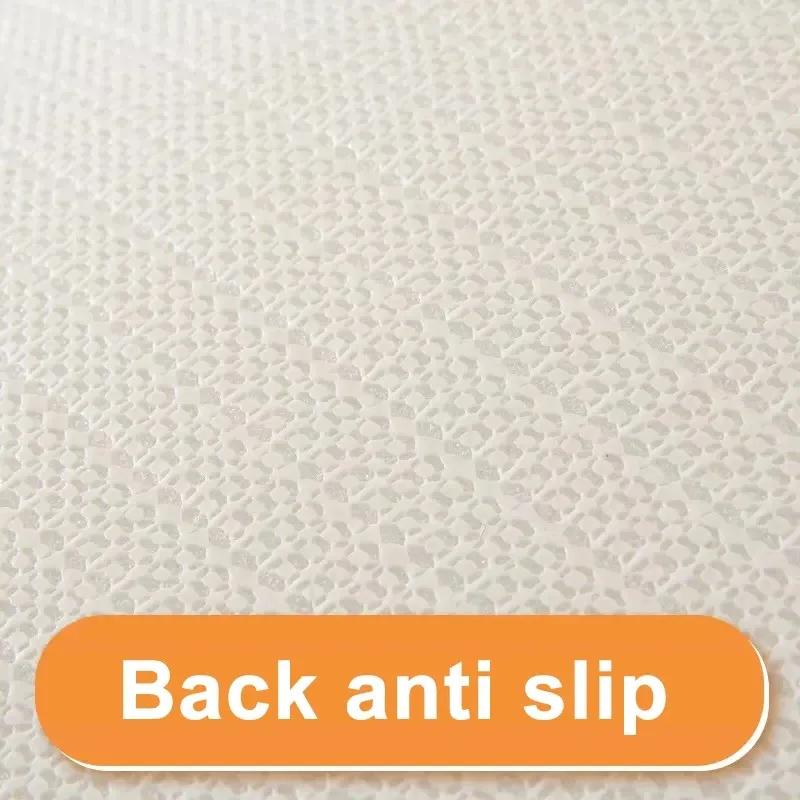 Tapis de salle de bain en mousse à mémoire de forme, 3 pièces, Ultra doux et absorbant, épais et lav