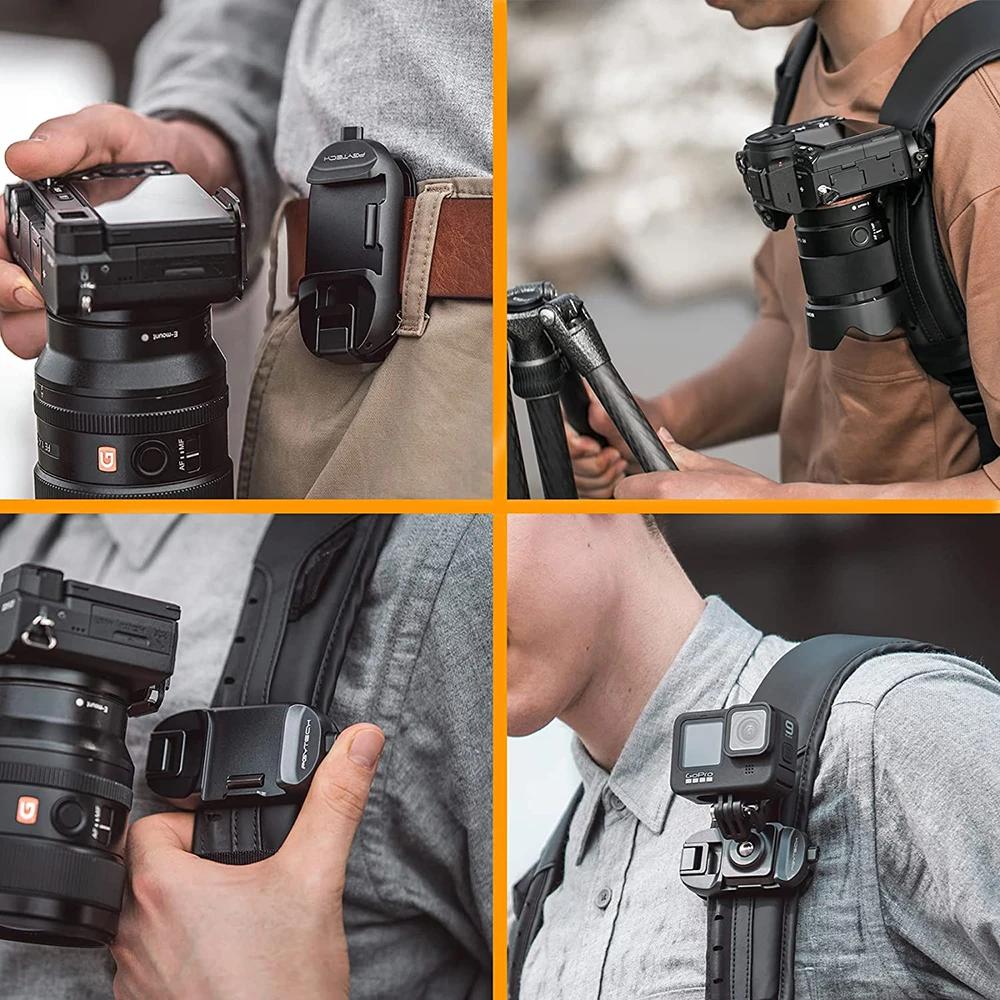 IcalYTECH-réinitialisation pour appareil photo Beetle avec plaque, système de dégagement rapide pour