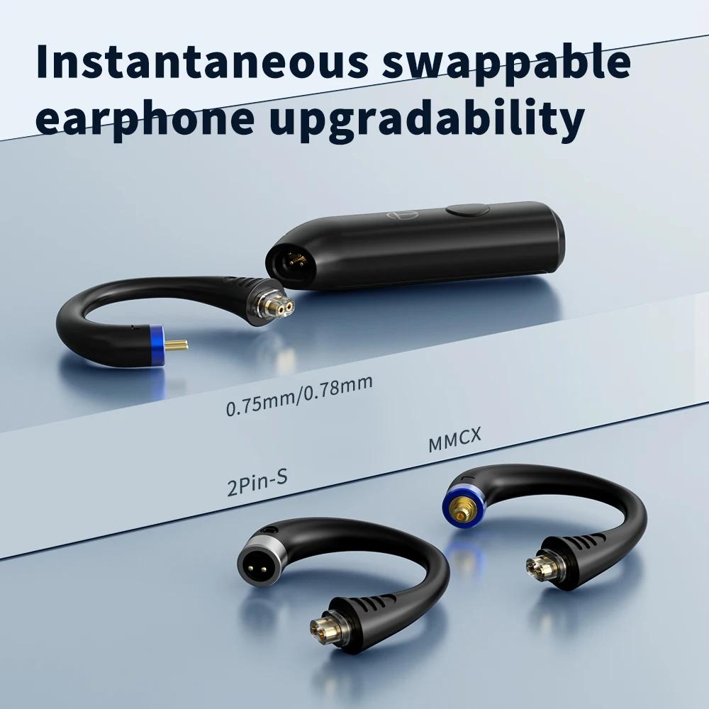 TRN BT20 Pro True Wireless Bluetooth 5.3 Module d'écouteurs HiFi écouteur câble de mise à niveau/con