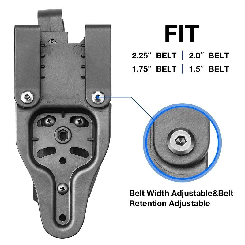 Pour Glock 17/19/19x/ 23/31/32/45(Gen 1-5) G22 (Gen 1-4) niveau III, étui OB, sac tactique de rétent