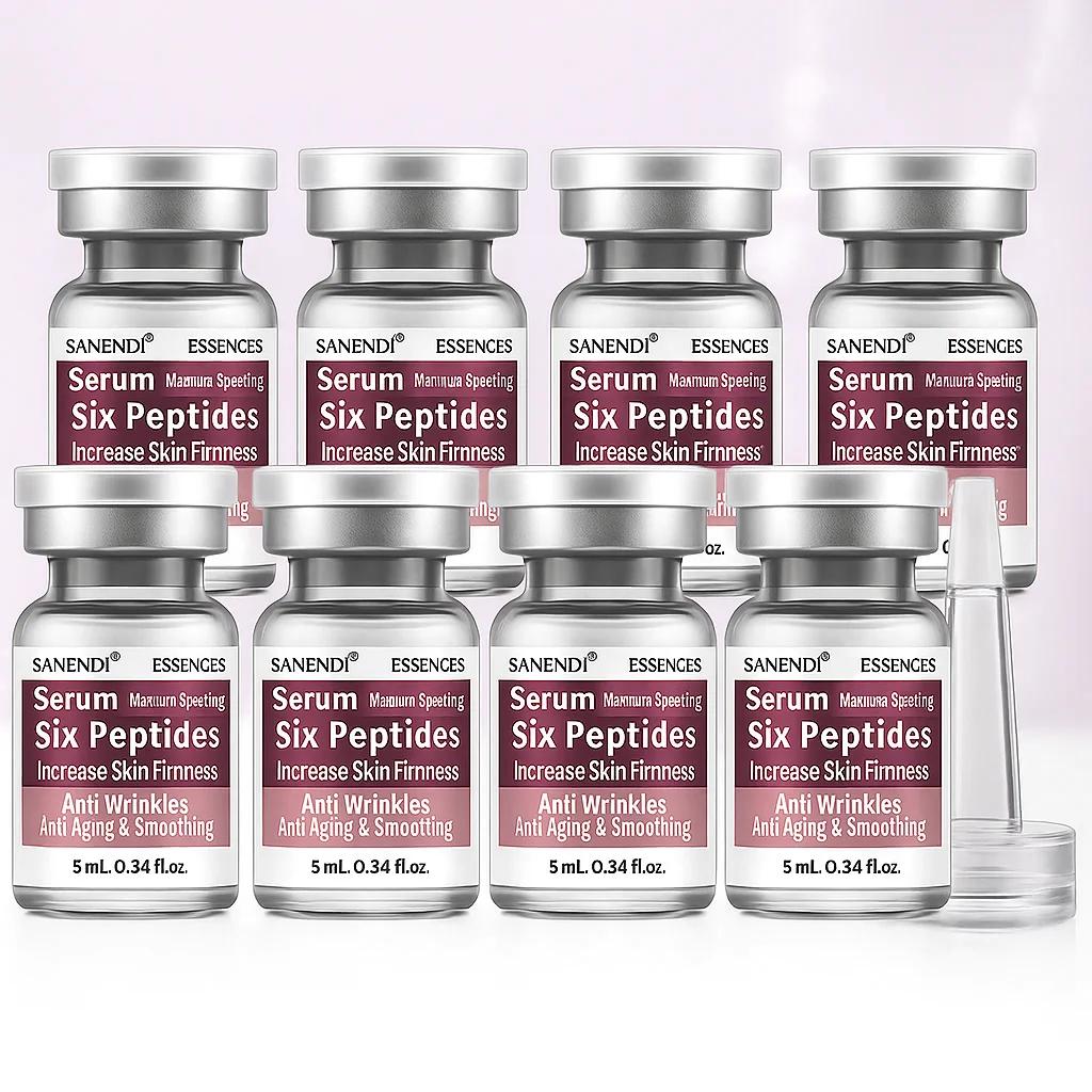 Ampoule à Six Peptides, sérum à l'acide hyaluronique pour le visage, Dr.Pen, Solution d'acné, répara