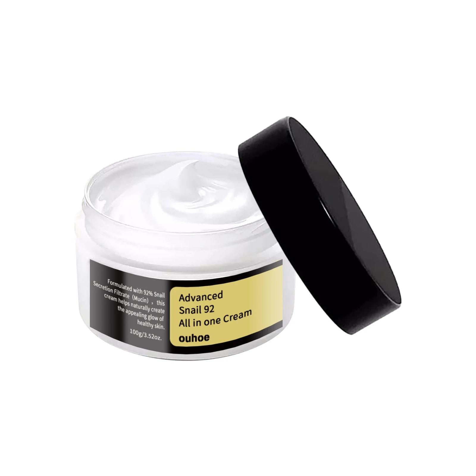 Crème pour le visage à la bave d'escargot E avancée, blanchissante, réparatrice, apaisante, peau sen
