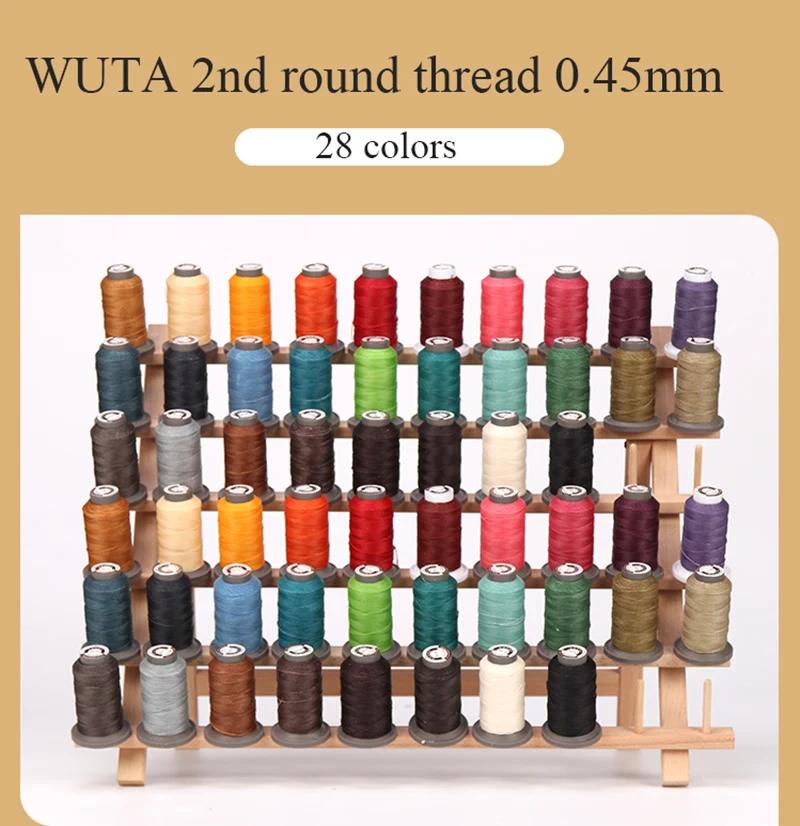 WUTA 70-120m fil ciré rond cordon de réparation chaîne Polyester ligne de couture à la main pour Bra