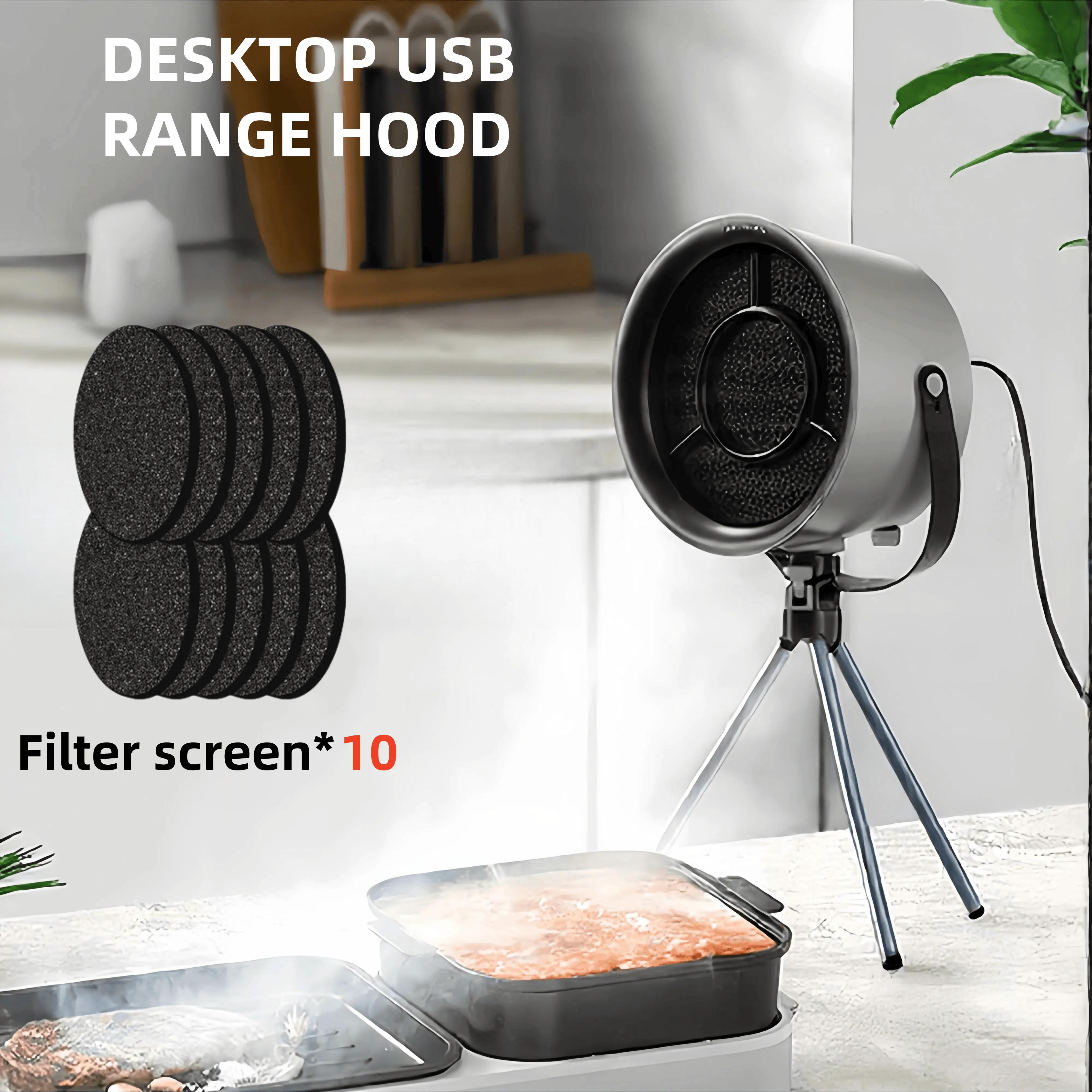 Nouvelles hottes de bureau USB, ventilateur d'extraction Portable alimenté par USB, petite hotte de