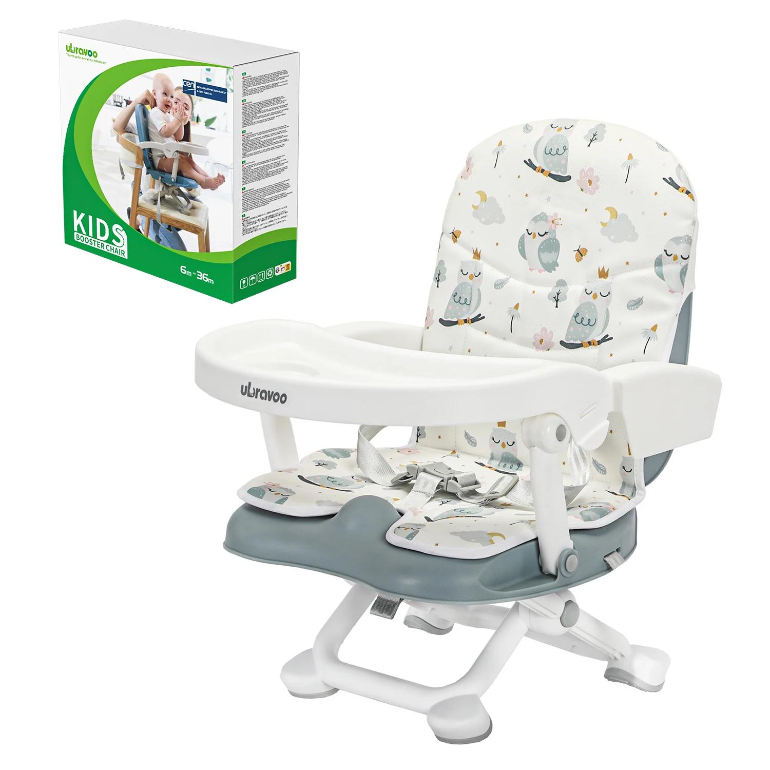 UBRAVOO Rehausseur, chaise haute portable et réglable avec plateau amovible pour enfants de 6 mois à