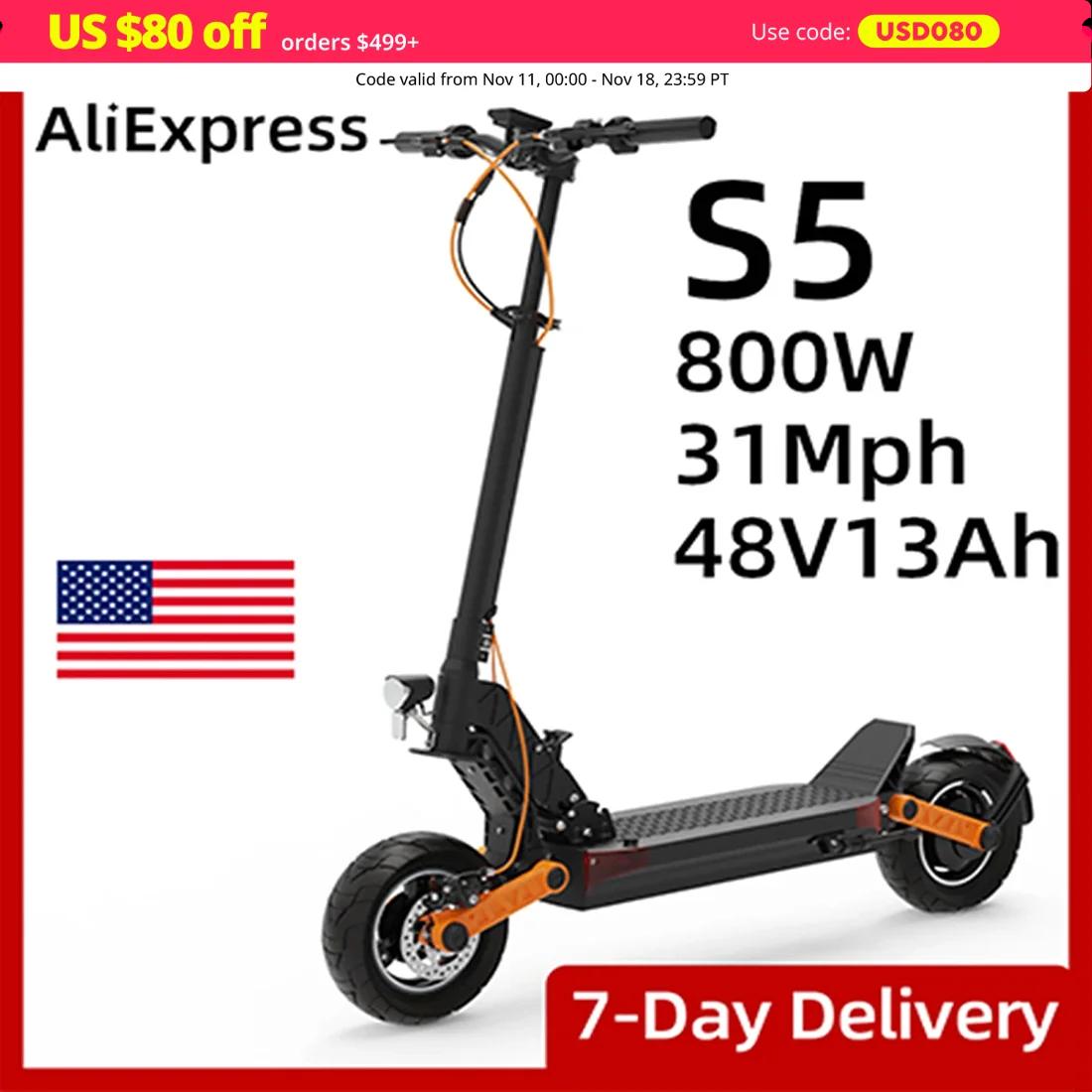 Joyor – trottinette électrique pliable S5 pour adulte, 10 pouces, batterie de 48V, 13ah, 600W