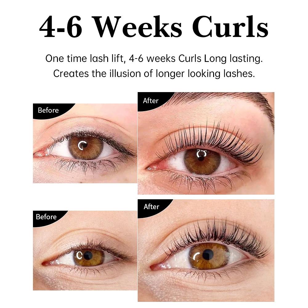 Kit de rehaussement de cils semi-permanent Gollee 4-6 semaines, teinture pour cils et sourcils, lami