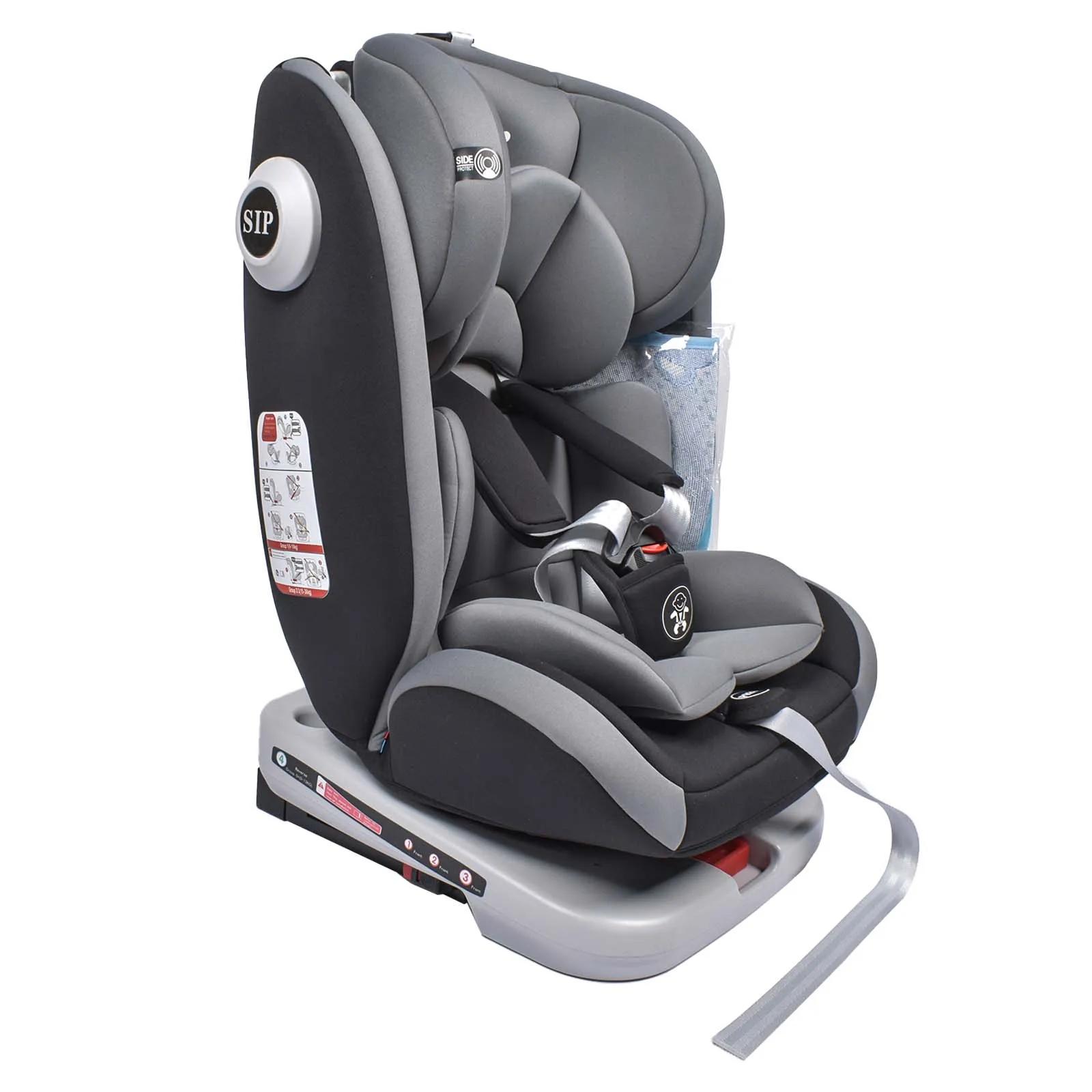 AP01 KL005 Siège enfant 360 ° Siège auto bébé rotatif ISOFIX, ECE R44/04,9-36 kg/0-12 ans, ceintur