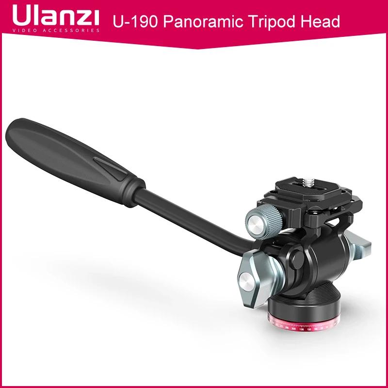 Ulanzi U-190 tête de trépied panoramique tête de vidéo fluide hydraulique pour trépied monopode supp