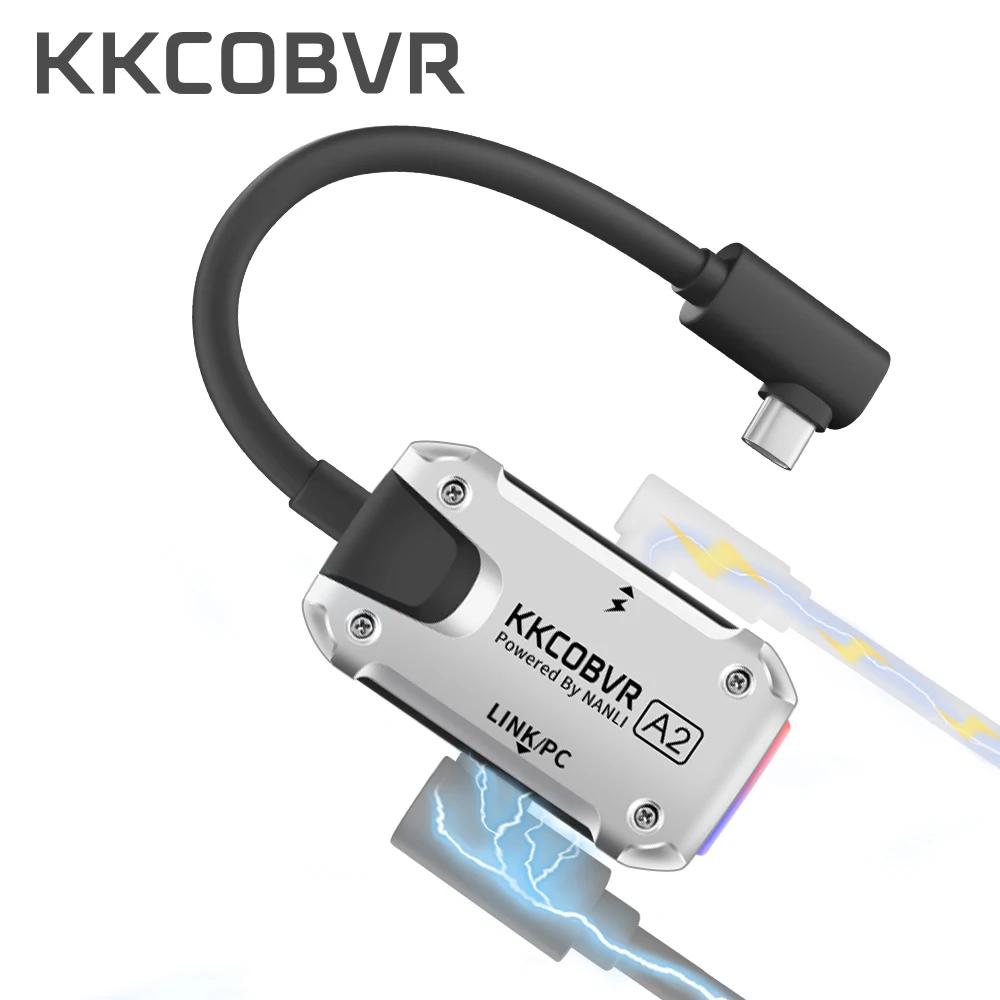 KKCOBVR A2 Compatible avec Quest 1\Quest 2 \Quest Pro et Pico 4 VR Connectivity Adaptateur de transf