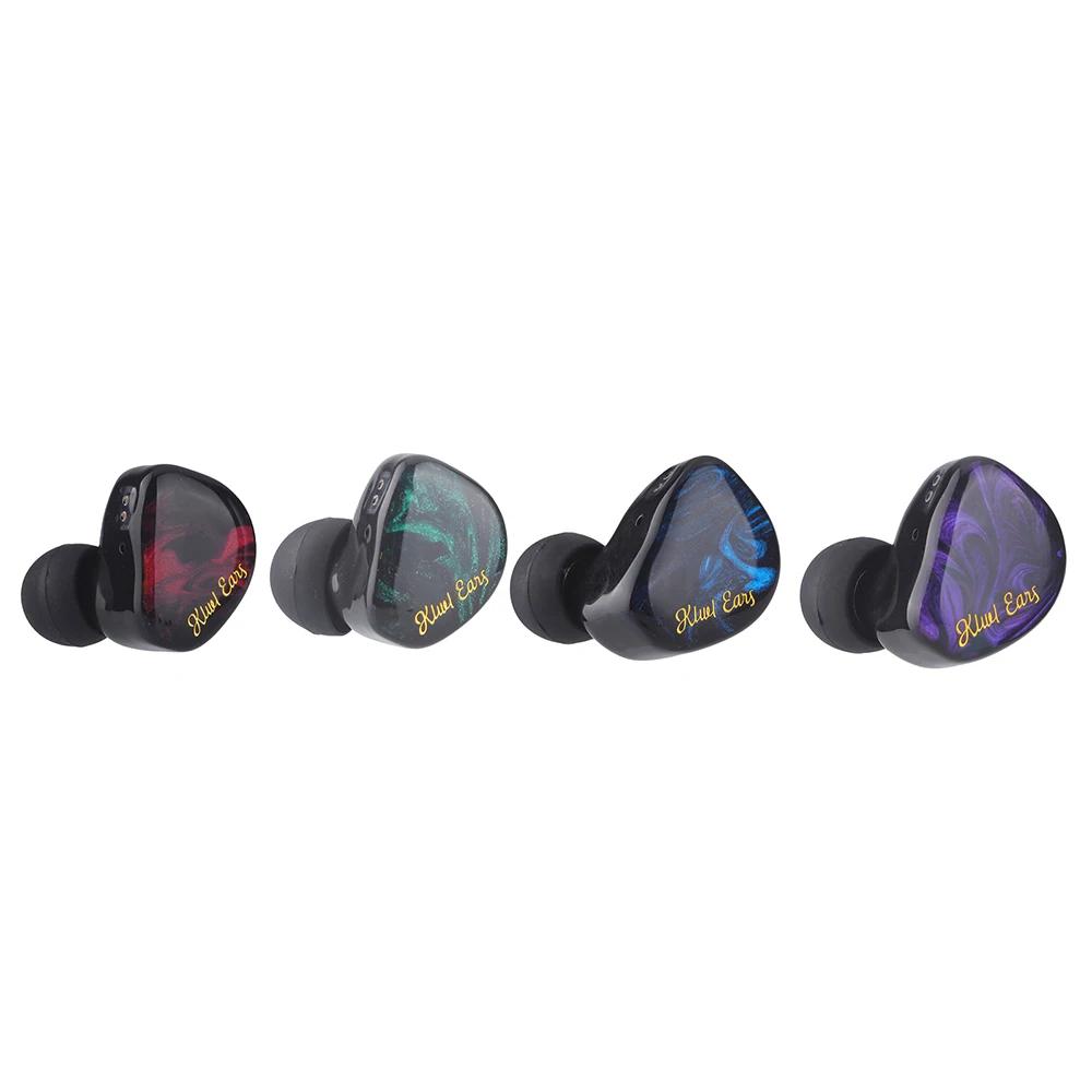 Linsoul Kiwi Ears Cadenza 10 mm Beryllium Dynamic Driver IEM Câble en cuivre tressé à 4 cœurs avec u