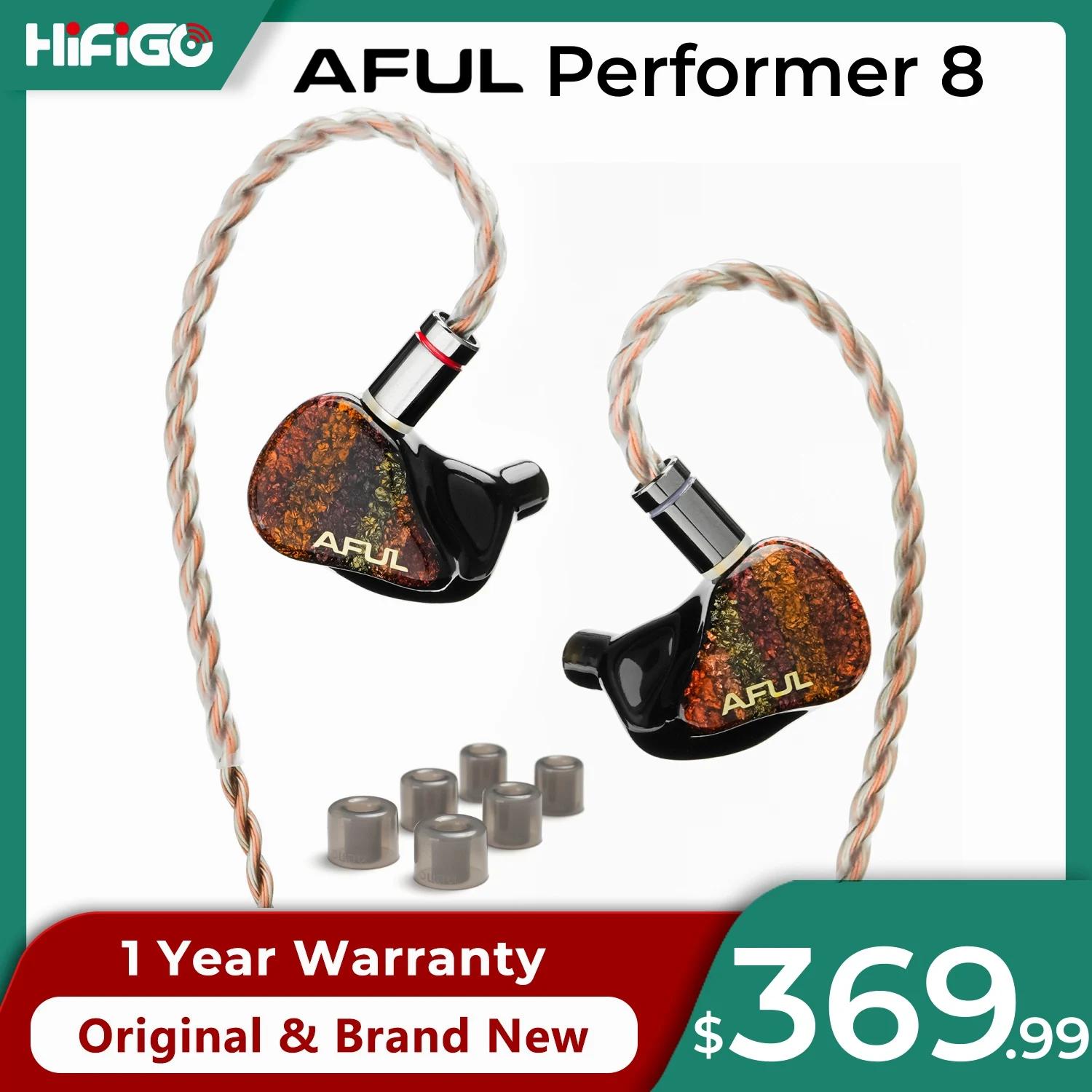 AFUL-Écouteurs filaires intra-auriculaires Performer 8, Performer8 Hybrid Drivers, 1esse + 7BA, HiFi
