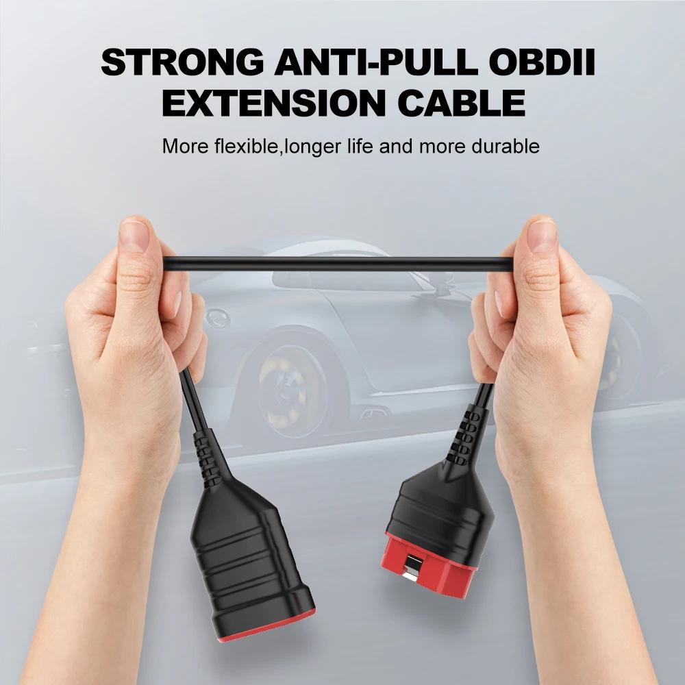 THINKCAR THINKDIAG universel 16 broches toutes les voitures câble d'extension OBD2 60 cm de longueur