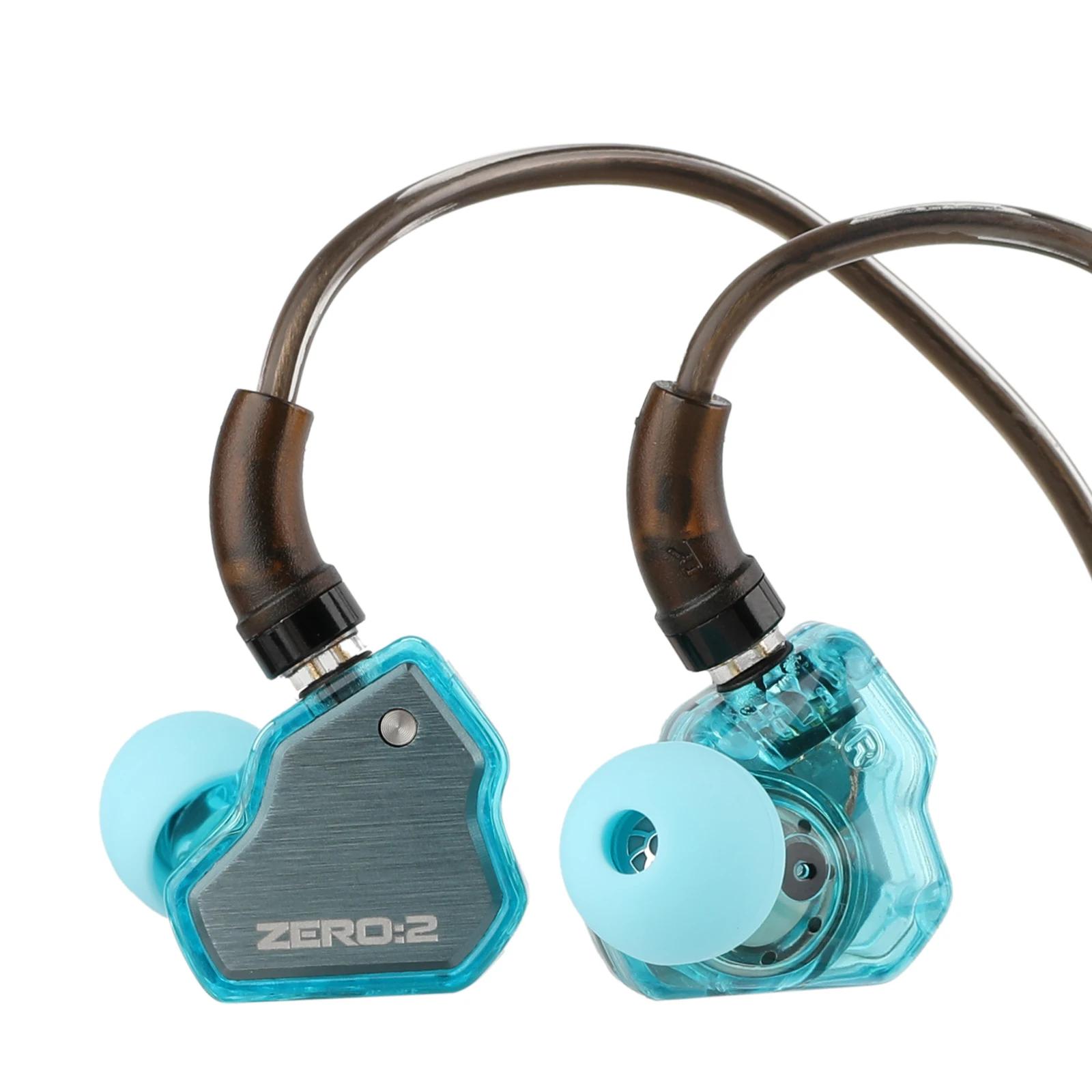 7Hz x Crinacle Zero:2 mis à jour 10mm pilote dynamique IEM filaire écouteurs écouteurs de jeu avec c