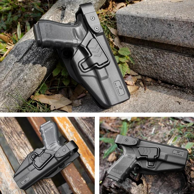 Pour Glock 17/19/19x/ 23/31/32/45(Gen 1-5) G22 (Gen 1-4) niveau III, étui OB, sac tactique de rétent