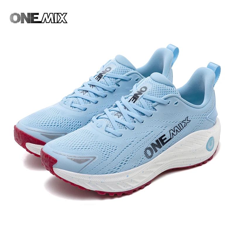 Chaussures de course hommes O-Resilio coussin stabilité - Sports plein air maille lacets léger