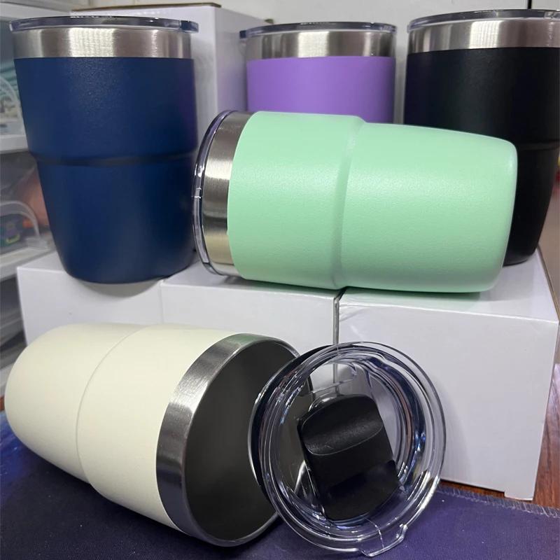 Tasse Thermos en acier inoxydable de 8oz, tasse de glace Portable multicolore, Mini tasse à café iso