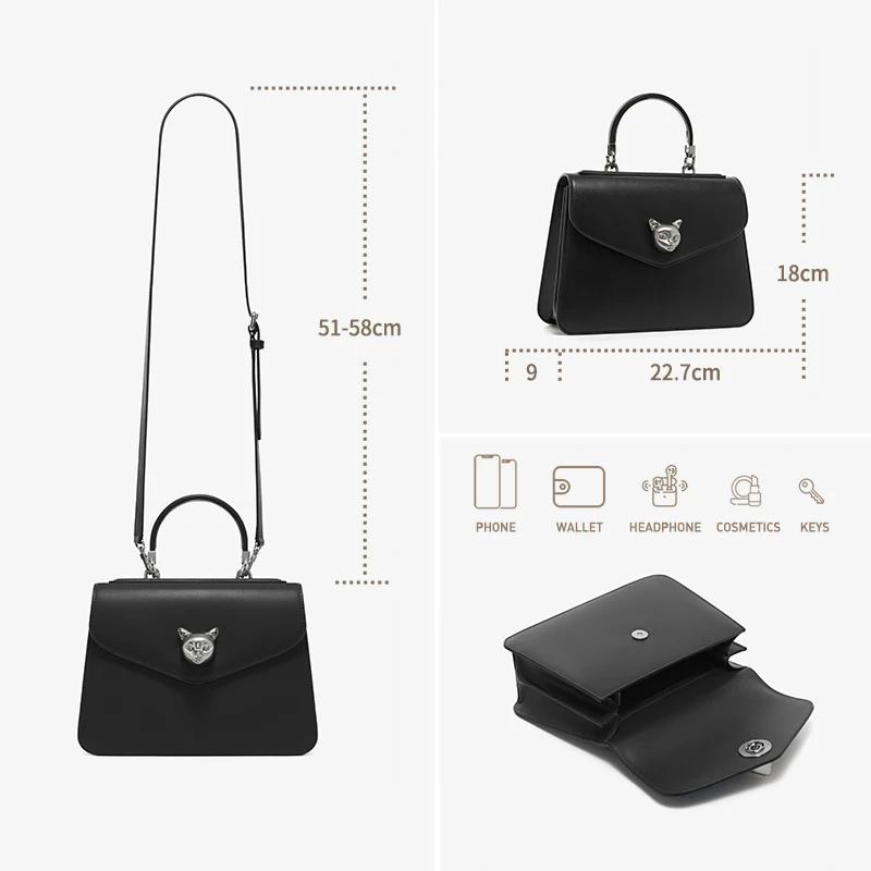 2025 BAFELLI CAT femmes nouvelle mode sac à main dame élégant affaires femme cuir marque de luxe déc