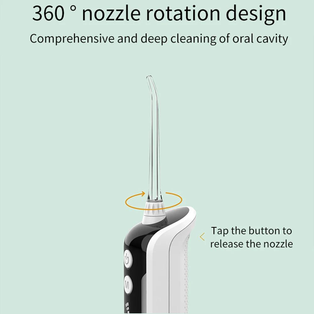 Xiaomi Youpin – irrigateur dentaire Intelligent, Jet d'eau, blanchiment, Rechargeable par USB, 330ml