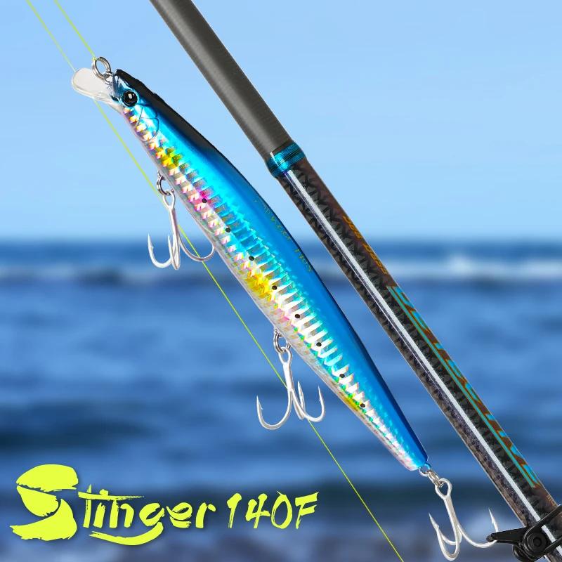 TSURINOYA Stinger 140S leurre de pêche coulant vairon DW92 140mm 26g bar d'eau salée Ultra longue co