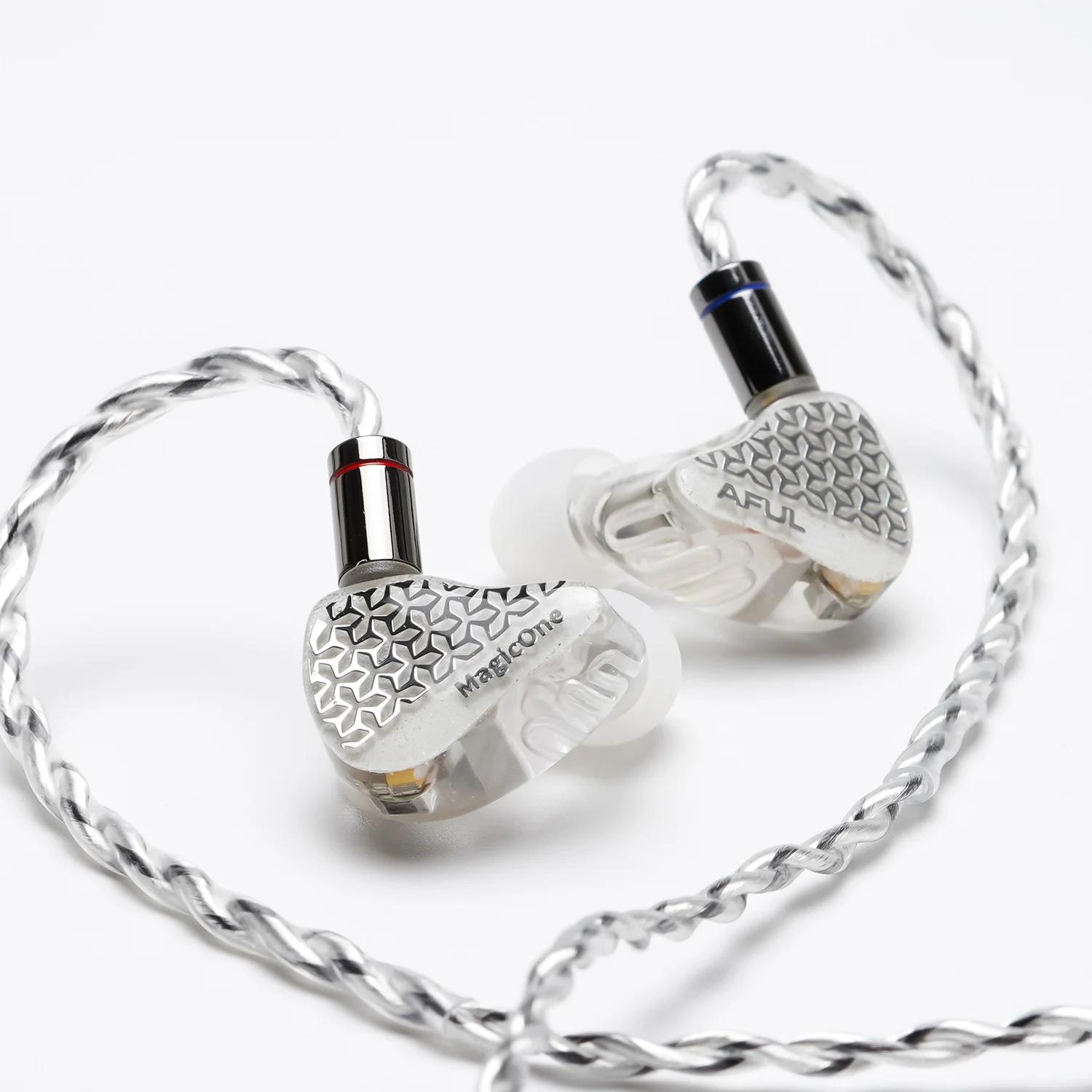 Moniteurs intra-auriculaires à pilote BA unique HiFiGo AFUL MagicOne, écouteurs à armature équilibré