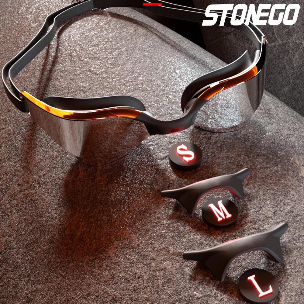 Lunettes de natation professionnelles Anti-buée avec objectif grand Angle HD, ajustement confortable