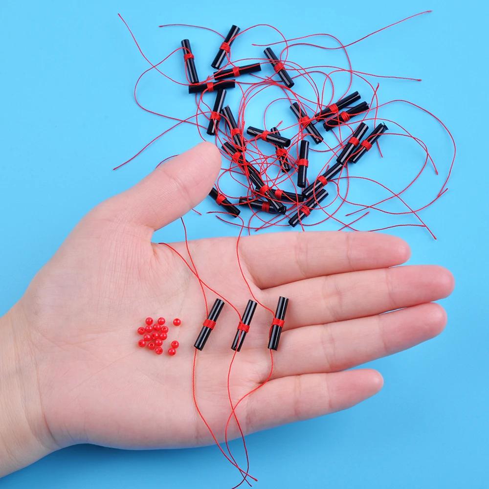 50 pièces arrêts de Bobber pour flotteurs de pêche bouchon de Bobber antidérapant pour la pêche bouc