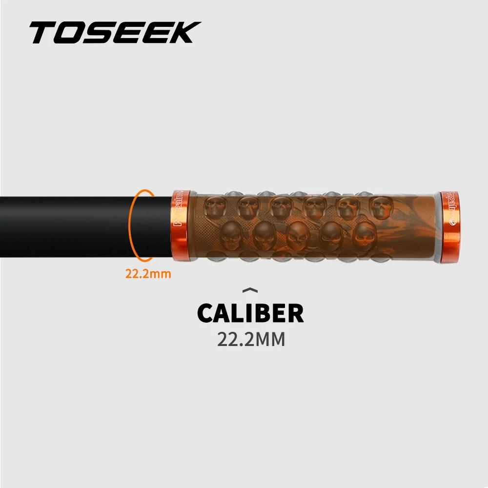TOSEEK – guidon de vtt en carbone noir mat pour accessoires de vélo de montagne, 31.8x580-720/740/76