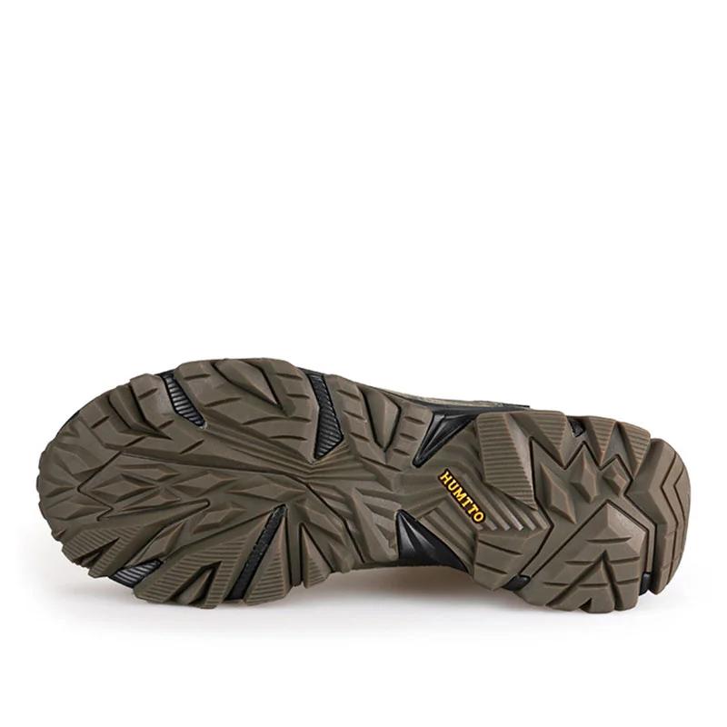 HUMTTO baskets imperméables pour hommes chaussures de randonnée en cuir bottes de Trekking femmes Ca