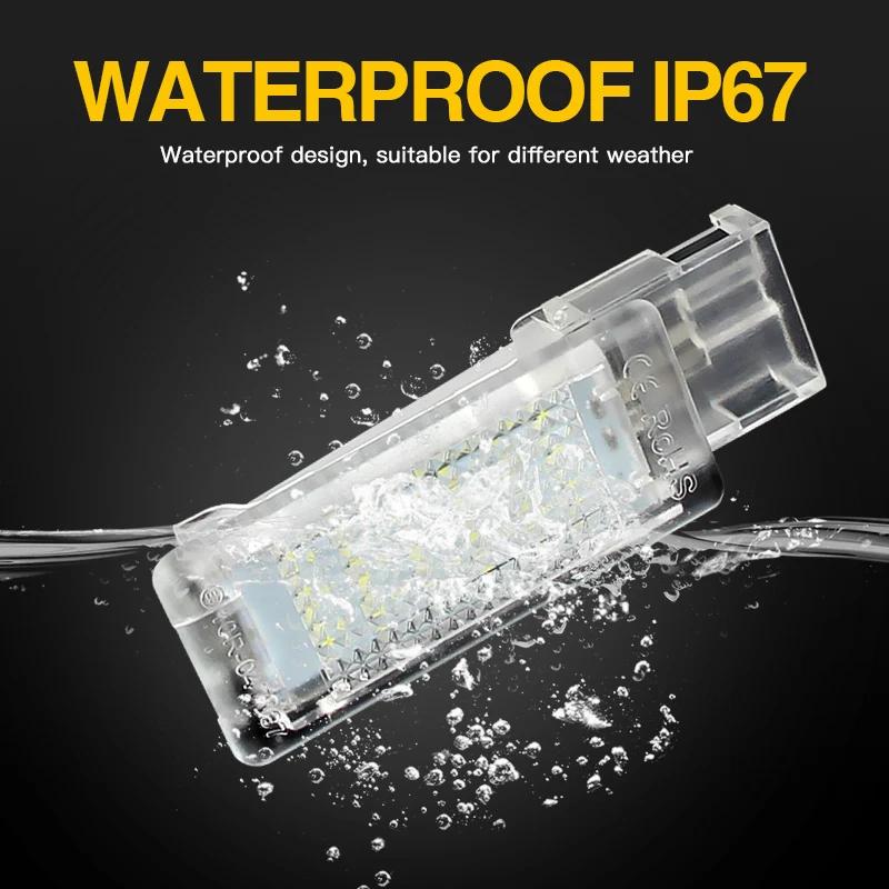 Lumière LED intérieure pour coffre de pieds, 2 pièces, pour VW Golf 5/6/7 Plus Polo Scirocco Passat