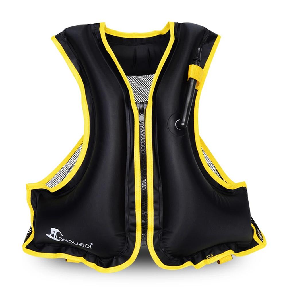 Gilet de sauvetage gonflable pour adultes, gilet de sauvetage pour natation, bateau, plongée en apné