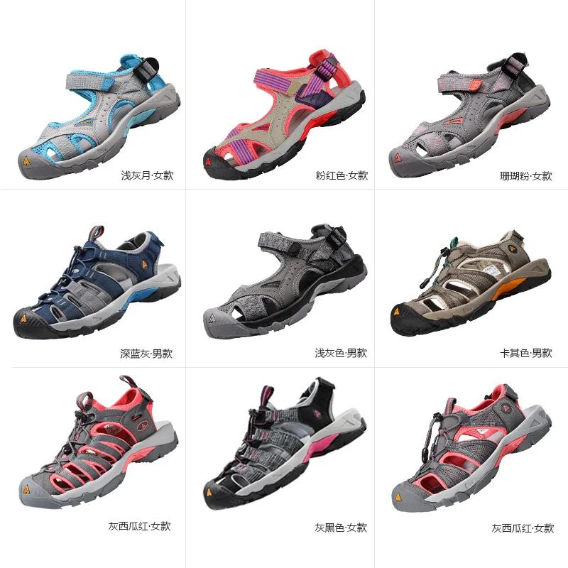 HUMTTO-Chaussures d'Extérieur Respirantes en Caoutchouc pour Homme et Femme, Sandales en Maille à Ai