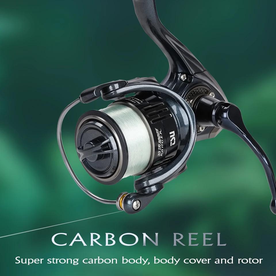 TSURINOYA Ultra léger 155g appât Finesse carbone filature moulinet de pêche RANGER 800 1000S petite
