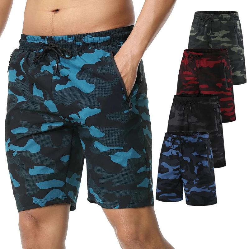 Short sport homme camouflage séchage rapide - Ample marathon fitness entraînement décontracté 2021