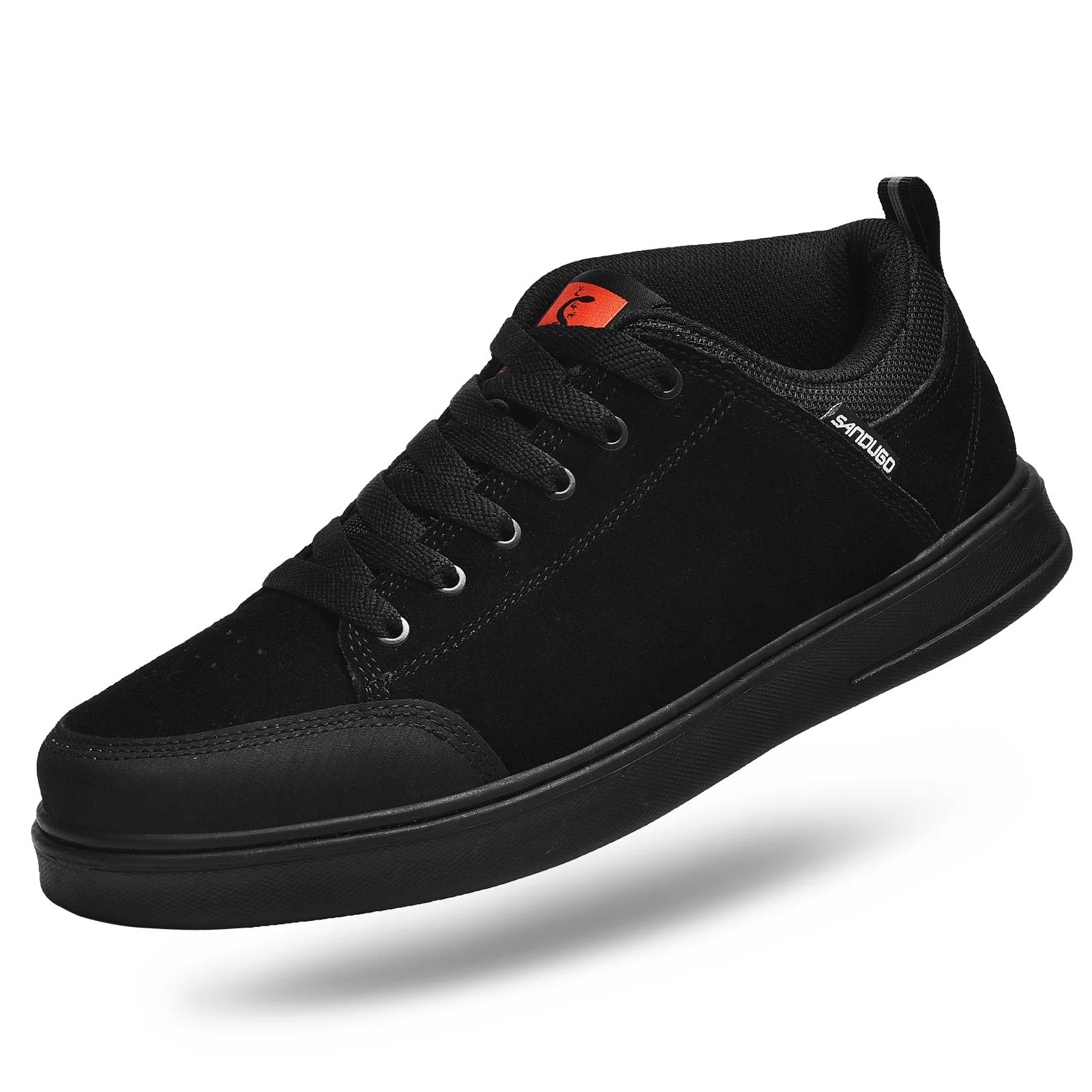 Chaussures vtt homme pour pédales plattes. Idéales pour le BMX, DH, enduro, free-ride